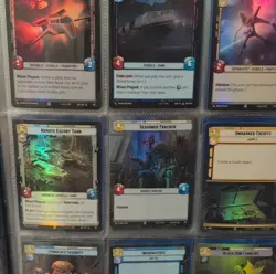 Star Wars Unlimited hyperspace foil and non foil cards entire binders worth - Image 2