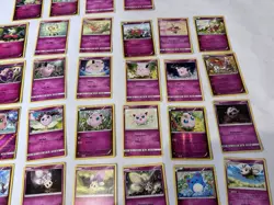 60 LOT Pokemon Cards DISCONTINUED FAIRY PINK Lot Holos Rare TCG ALL DIFFERENT - Image 3