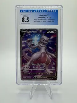 Mewtwo V SWSH229 SWSH: Sword & Shield Promo Cards Holo CGC Graded - Image 1