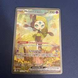Meloetta EX 167/086 SIR Black Bolt Scarlett & Violet Pokemon Card 🔥 - Image 1