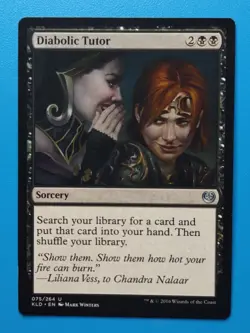 MTG 1x Diabolic Tutor NM Kaladesh Magic - Image 1
