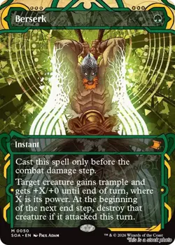 Berserk MTG Secrets of Strixhaven: Mystical Archive Mythic NM Pck Fresh - Image 1