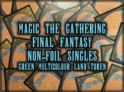 Magic The Gathering MTG Final Fantasy FIN NON-FOIL Single Green Mutlicolour Land - Image 1