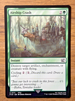 Magic The Gathering MTG Final Fantasy FIN NON-FOIL Single Green Mutlicolour Land - Image 2