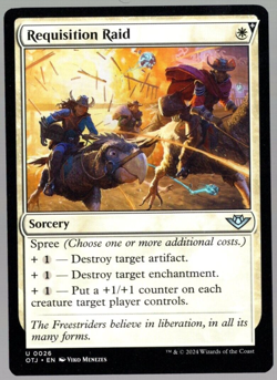 Requisition Raid 0026 Non Foil Uncommon Thunder Junction MTG Near Mint - Image 1