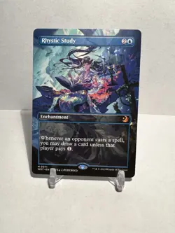 Rhystic Study (Anime Borderless) MTG: Wilds of Eldraine: Enchanting Tales NM - Image 1