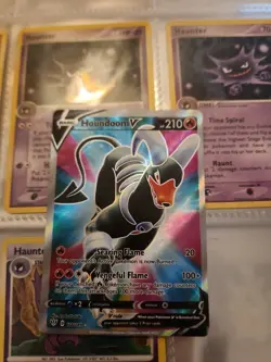 Houndoom V 178/189 Darkness Ablaze LP Full Art Pokemon TCG - Image 1