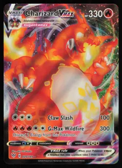 2020 DARKNESS ABLAZE SWORD & SHIELD CHARIZARD VMAX VMAX HOLO #020 - Image 1