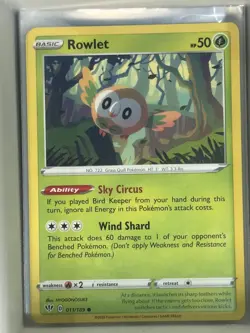 Rowlet - 011/189 - Darkness Ablaze - Pokemon TCG 👑 - Image 1