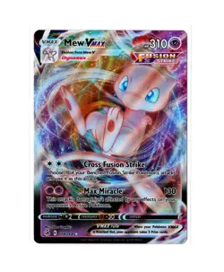 Mew VMAX 114/264 Fusion Strike Ultra Rare Pokemon Card Near Mint - Image 1