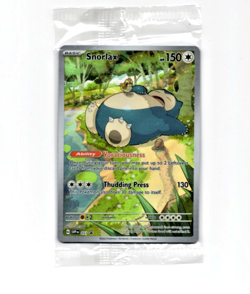 *Factory Sealed* Pokemon Scarlett Violet 151 SNORLAX 051 Promo Card MINT-NM - Image 1