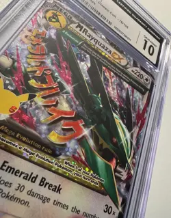 CGC 10 M RAYQUAZA EX 76 CELEBRATIONS CLASSIC COLLECTION POKEMON GEM MINT - Image 3