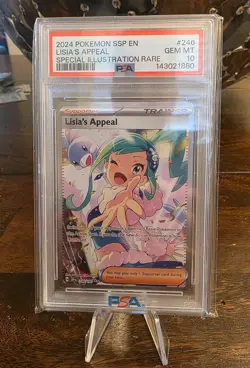 2024 Lisia'a Appeal Pokemon Surging Sparks 246/191 SIR GEM MT *PSA 10* - Image 1