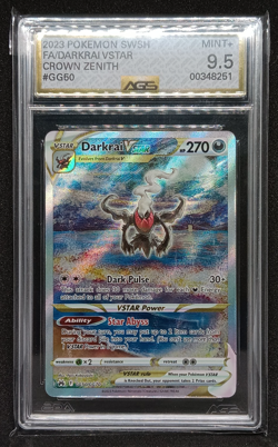 Darkrai #GG50/GG70 AGS 9.5 Mint VSTAR Pokemon Galarian Gallery Crown Zenith TCG - Image 1
