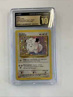 2023 Pokemon Clefairy #13/34 Pristine 10 CGC --S2G-- - Image 1