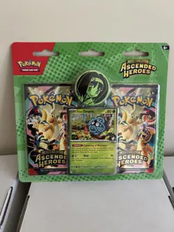 Pokemon TCG Ascended Heroes Two Pack Erika’s Tanglea Blister - Image 1