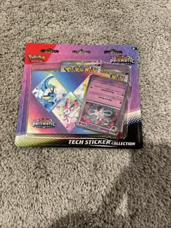 Pokemon TCG Scarlet Violet Prismatic Evolutions Tech Sticker Collection Sylveon - Image 1