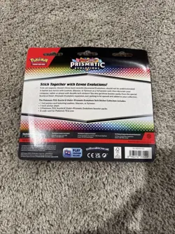 Pokemon TCG Scarlet Violet Prismatic Evolutions Tech Sticker Collection Sylveon - Image 2