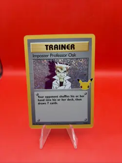 Pokemon TCG SWSH Celebrations Imposter Professor Oak 73/102 Classic Reprint NM! - Image 1