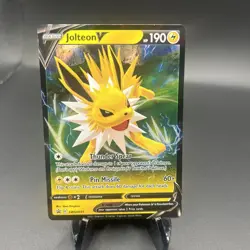 Pokemon Jolteon V SWSH151 Sword & Shield Holo Black Star Promo NM - Image 1