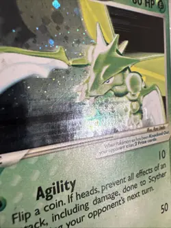 Scyther ex 102/109 Ruby and Sapphire Holo Pokemon - Image 3