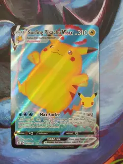 Surfing Pikachu VMAX 009/025 Celebrations Pokemon 2021 - Image 2