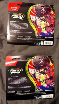 Pokemon TCG Lot Of (2) Perfect Order, 3 Pack Blister, Chikorita - Image 2