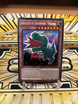 Yugioh Gekritzeltes Ungeheuer - Tyranno BLCR-DE033 Secret Rare - Image 1