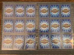 Mixed Vintage TCG Binder Page Lot Yugioh Digimon Star Wars Zatchbell Bionicle ++ - Image 3