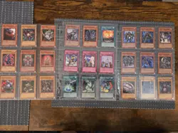 Mixed Vintage TCG Binder Page Lot Yugioh Digimon Star Wars Zatchbell Bionicle ++ - Image 4