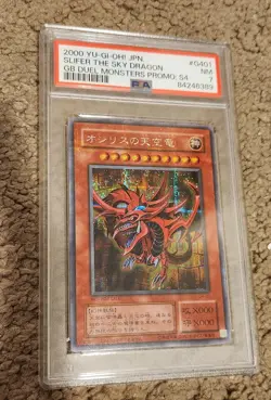Yu-Gi-Oh! Slifer the Sky Dragon Game Boy Duel Monsters JPN Promo G4-01 PSA 7 - Image 1