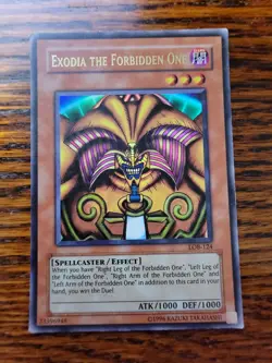 Yu-Gi-Oh! Exodia The Forbidden One LOB-124 Ultra Rare Unlimited - MP! - Image 1