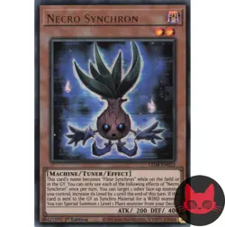 Yugioh Necro Synchron LED8-EN023 Ultra Rare 1st Edition NM - Image 1