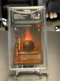 Wonders Of The First Prerelease Cooking Pot of the External Fire TAG 9 RARE - Image 1