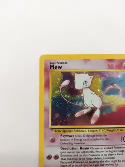 Pokemon Card Mew Holographic Black Star Promo #9 Card WOTC 1999-2000 Lp - Image 2