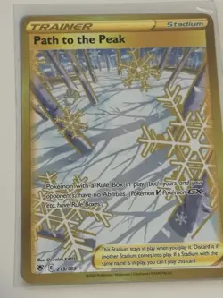 Pokemon TCG Path to the Peak Astral Radiance Holo Card 213/189 Secret Rare - Image 1