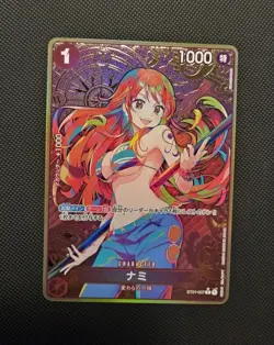Gold Nami ST01-007 One Piece PRB01 Storage Box Set Japanese Promo Card - Image 1
