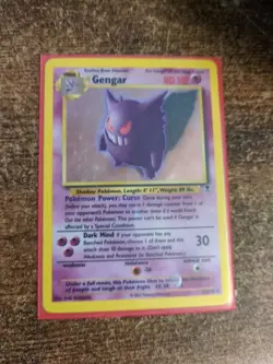 Pokemon Gengar Legendary Collection Holo Rare Card 11/110 - Image 1