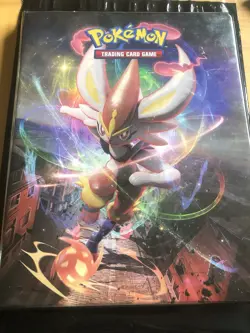 Pokemon TCG Cinderace Binder filled with bulk cards (sword/shield, XY) - Image 1