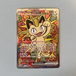 Meowth EX 121/088 Perfect Order Pokemon Card NM/MINT - Image 1