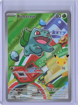 Pokemon First Partner Illustration Cards: Bulbasaur Charmander Squirtle Set Of 3 - Image 5