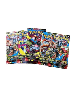 Pokemon Cards - Mega Evolution - BOOSTER PACKS [5 Pack Lot] - New Sealed - Image 1