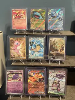 🔥 MASSIVE 46-CARD POKEMON LOT – FULL ART BLASTOISE, GOLD MEW + MORE! 🔥 - Image 1