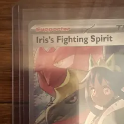 Pokemon Iris's Fighting Spirit SIR Trainer Card 292/217 English Ascended Heros - Image 3