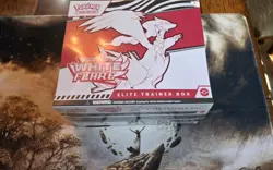 NEW SEALED Pokemon TCG WHITE FLARE ETB Elite Trainer Box Trading Cards NICE - Image 1