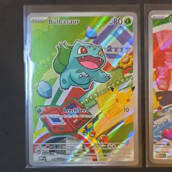 Pokemon Bulbasaur 037 Charmander 038 Squirtle 039 MEP Holo Basic Cards Lot - Image 2