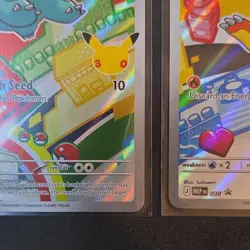 Pokemon Bulbasaur 037 Charmander 038 Squirtle 039 MEP Holo Basic Cards Lot - Image 5