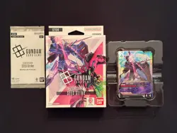 GUNDAM CARD GAME TCG ST04 SEED STRIKE STARTER DECK ENGLISH OPENED + BONUS PACK - Image 1