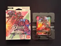 GUNDAM CARD GAME TCG ST03 ZEONS RUSH STARTER DECK ENGLISH OPENED BRICK ONLY - Image 1
