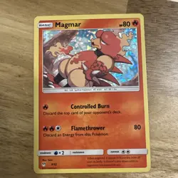 Pokemon Magmar Promo Holo 003/012 McDonald's 2019 Basic 80 HP TCG Card - Image 1